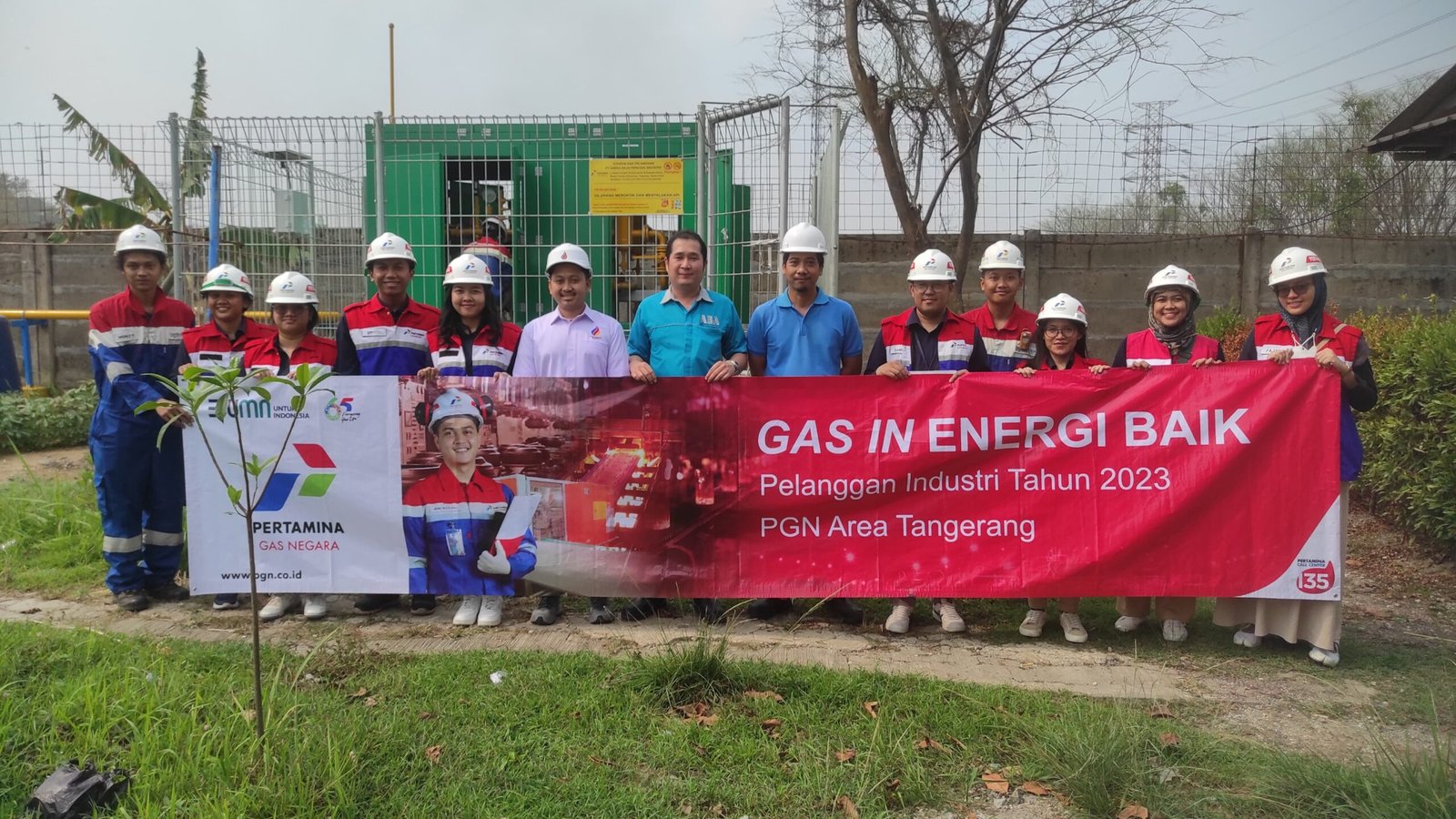 PGN Area Tangerang Suplai Gas ke PT Aneka Baja Perkasa Industri