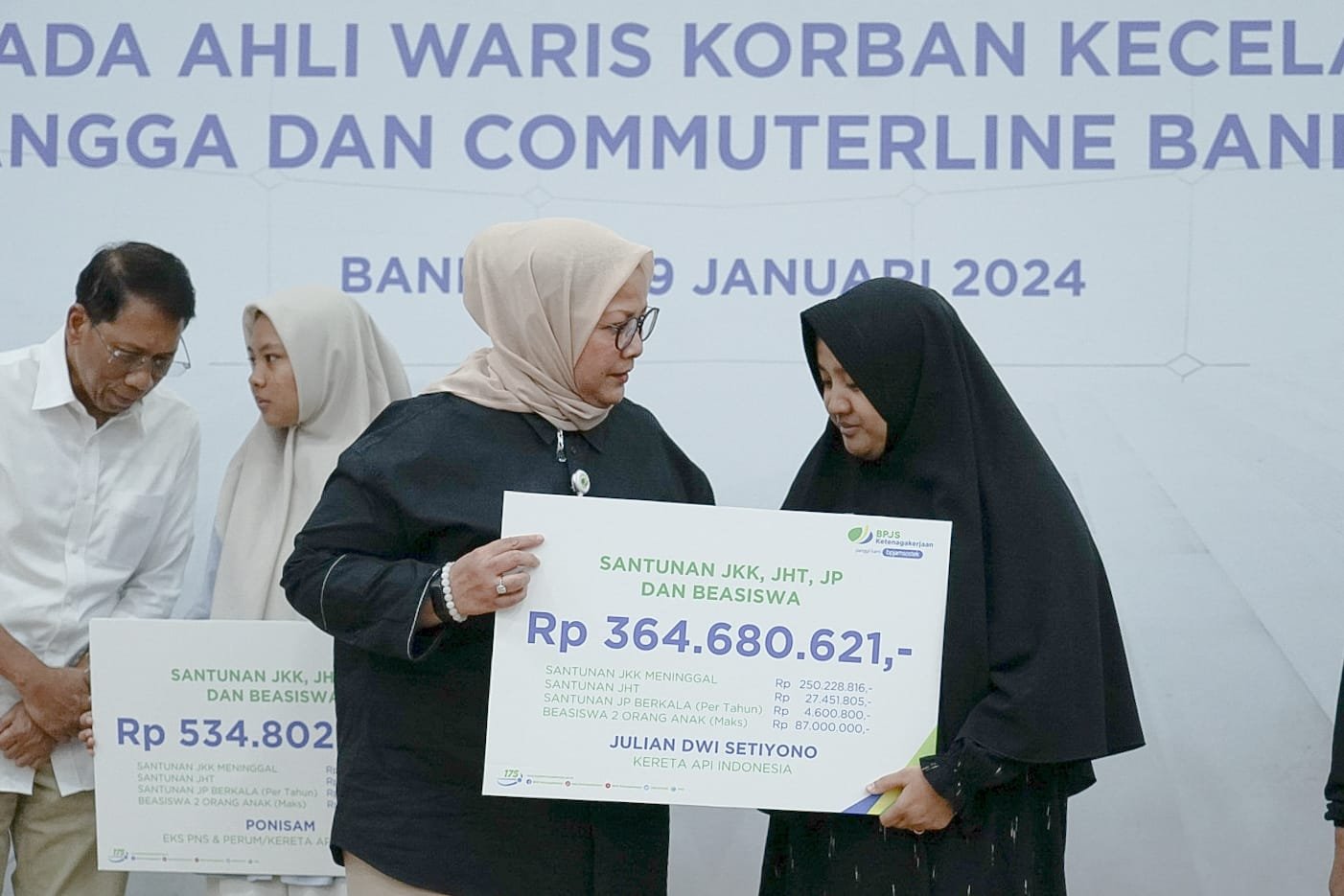 BPJS Ketenagakerjaan Salurkan Manfaat untuk Empat Korban Meninggal Kecelakaan KA Turangga