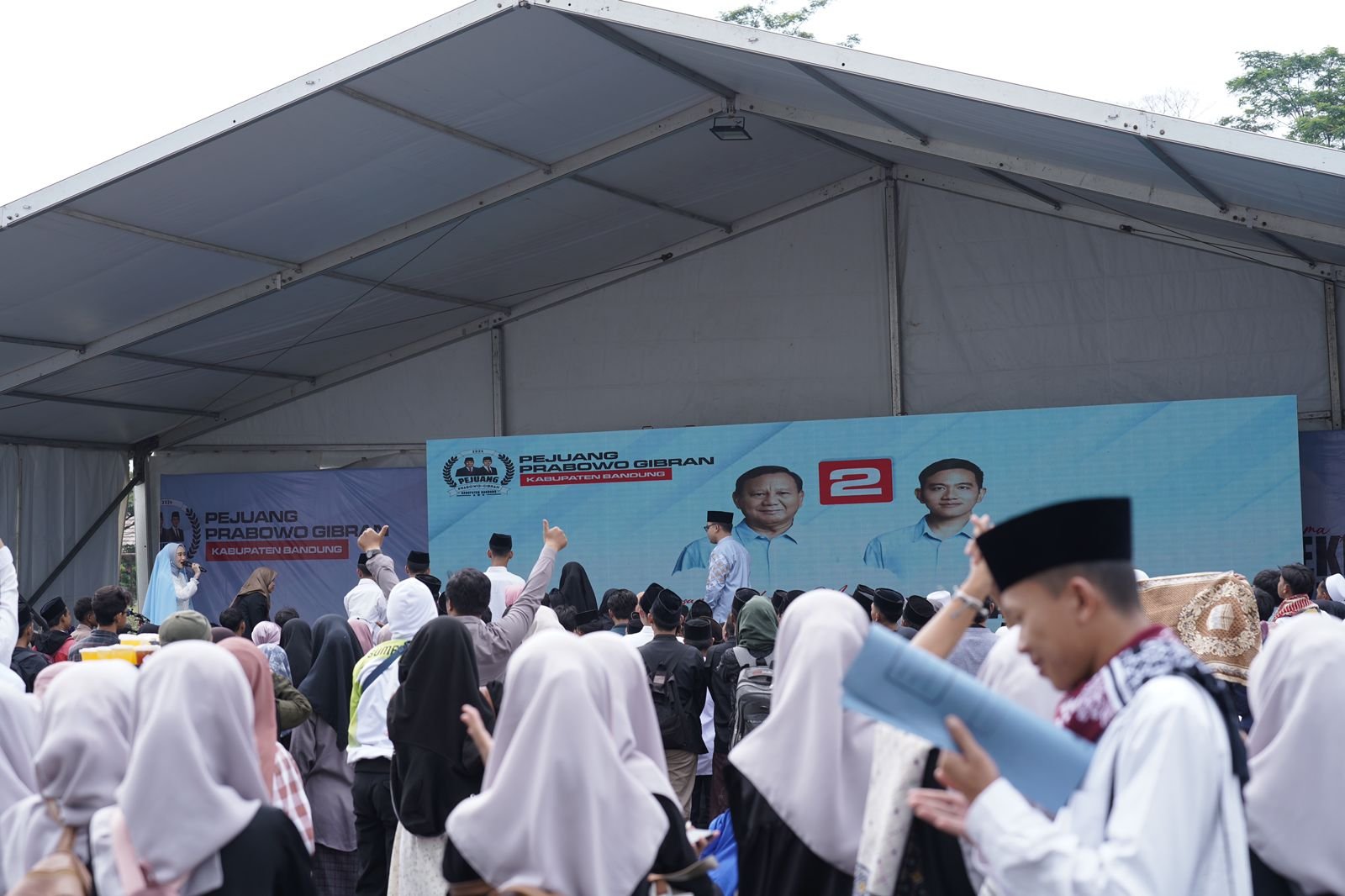 Pejuang Prabowo-Gibran Kabupaten Bandung Lakukan Deklarasi, Doa dan Dzikir Bersama