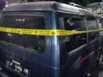 Minibus terbakar di SPBU padalarang