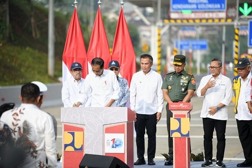 Jokowi Resmikan Jalan Tol Pamulang-Cinere-Raya Bogor