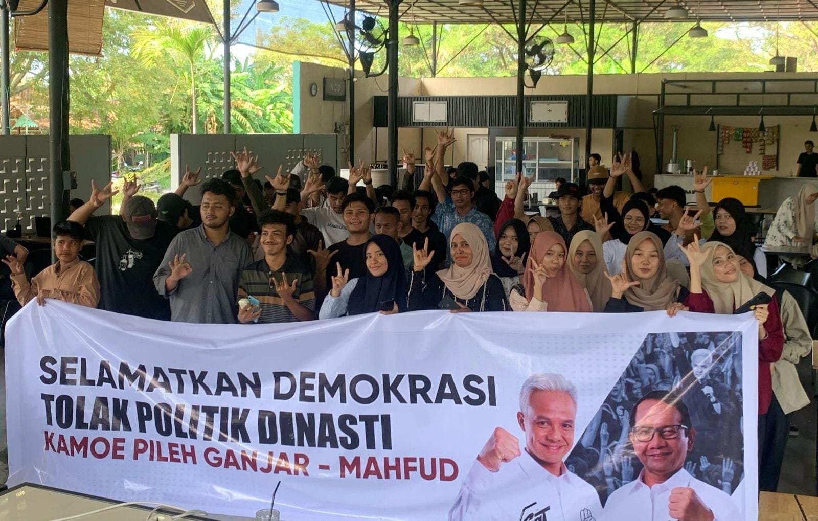 Selamatkan Demokrasi, Aktivis dan Mahasiswa Gelar Aksi Dukung Ganjar-Mahfud