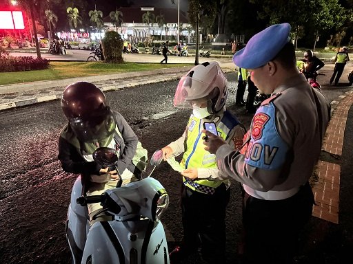 Polres Subang Gelar Razia di 4 Lokasi, Sasar Motor Bodong