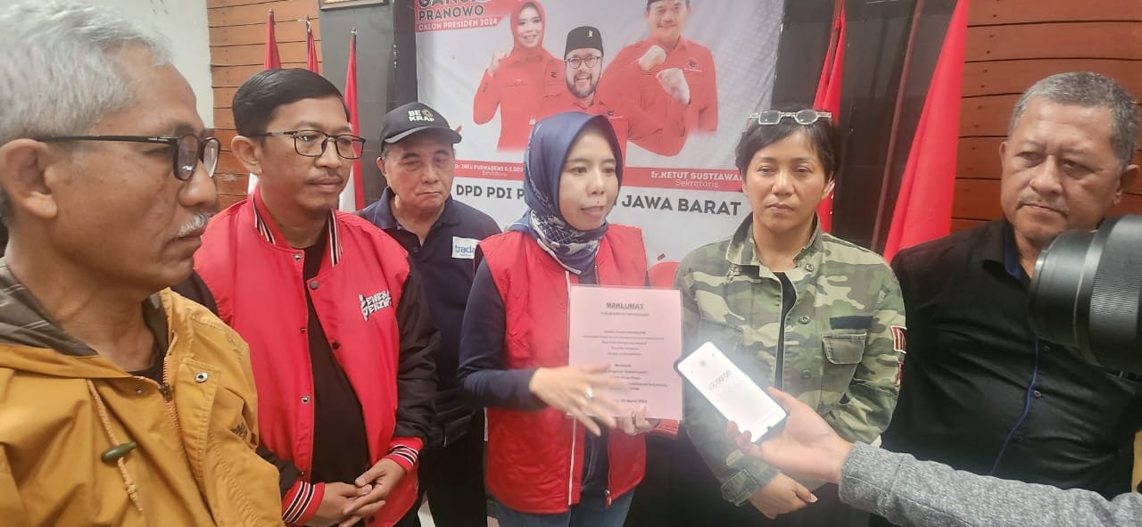 Resah dengan Dugaan Kecurangan Pemilu, Forum Rakyat Menggugat Titipkan Maklumat kepada PDIP Jabar