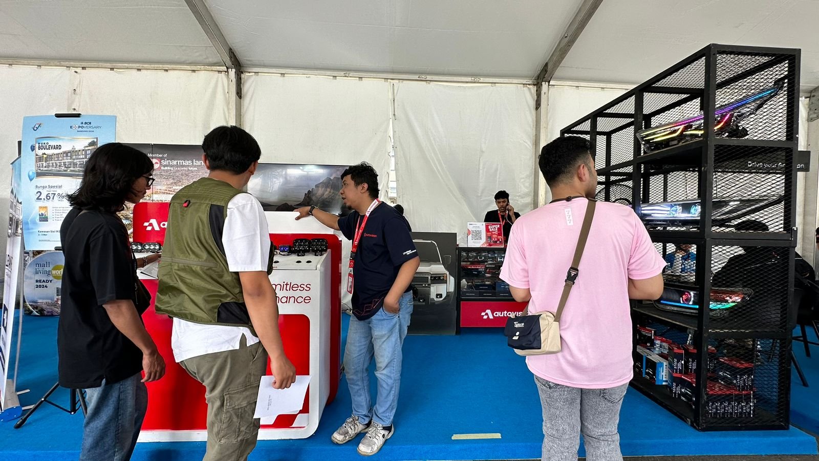 Autovision Pamerkan Lampu BiLED Projector hingga Promo Spesial di BCA Expoversary Bandung 2024