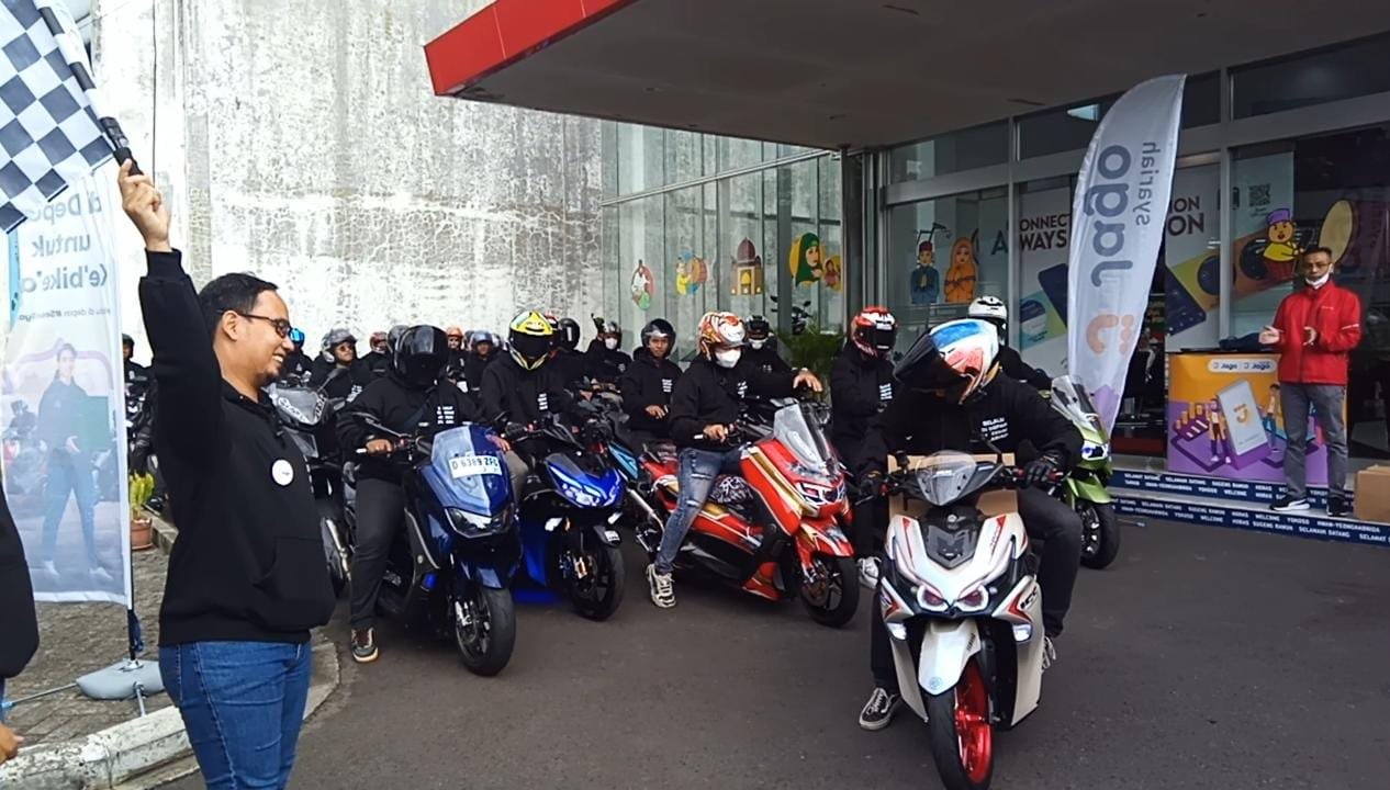 Ramadan 1445 H, Jago Syariah dan Komunitas Motor Berbagi Kebaikan dan Edukasi Keuangan