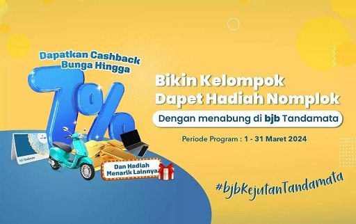 bank bjb Luncurkan Promo “Kejutan Tandamata” dengan Hadiah Menarik untuk Nasabah