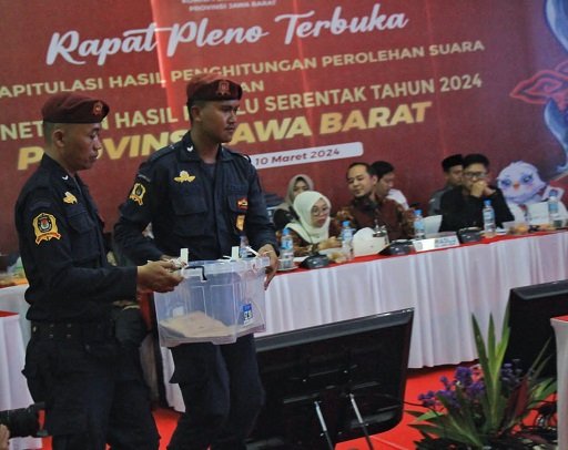 KPU Jabar Gelar Rapat Pleno Terbuka Rekapitulasi Suara Pemilu 2024