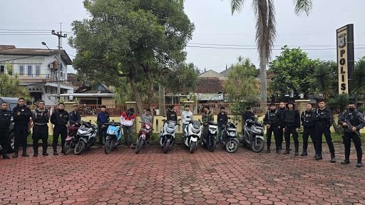 Tim Si Jalak Presisi Polresta Bandung Amankan Pelaku Balap Liar