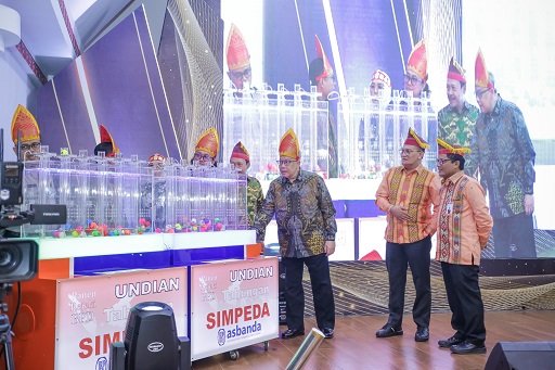 Bersama Asbanda, Tuan Rumah Bank Sumut dan BPDSI, bank bjb Dukung dan Sukseskan Gelaran Penarikan Undian Simpeda