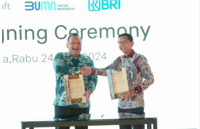 Terus Dorong Inklusi Keuangan di Indonesia, BRI Perkuat Kolaborasi Strategis dengan Microsoft