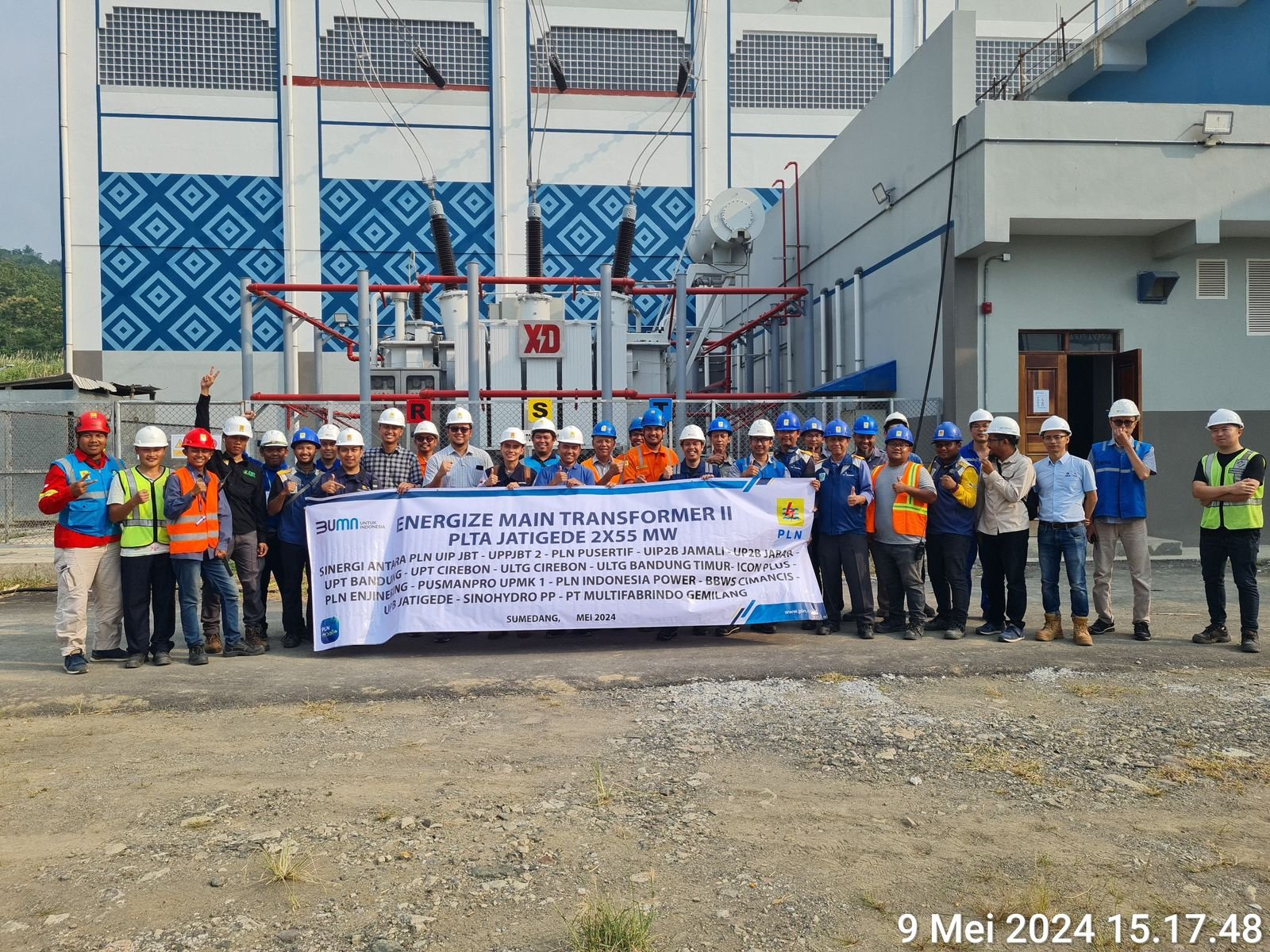 Dukung Transisi Energi, PLN Sukses Lakukan Energize Main Transfomer PLTA Jatigede