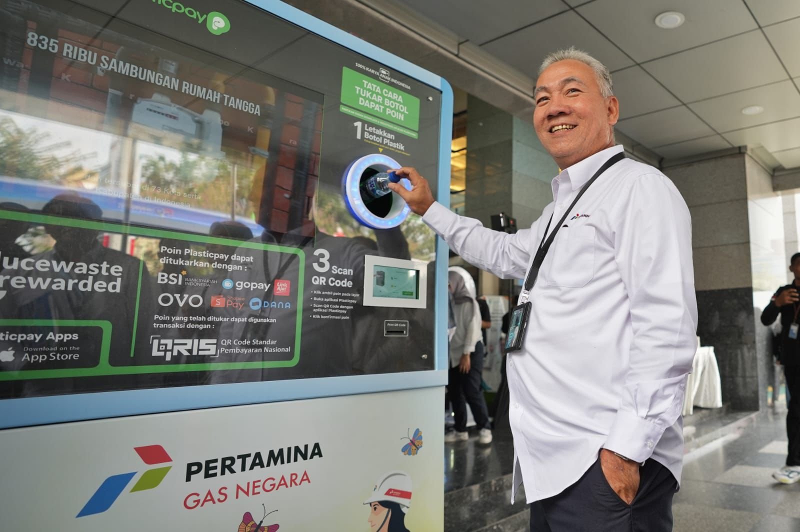 PGN Luncurkan RVM Plasticpay, Dukung Program Dekarbonisasi NZE 2060