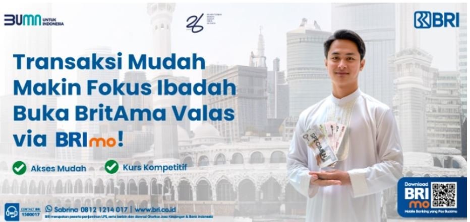 Persiapkan Ibadah Haji dengan BritAma Valas demi Kemudahan Transaksi dan Ketenangan Ibadah