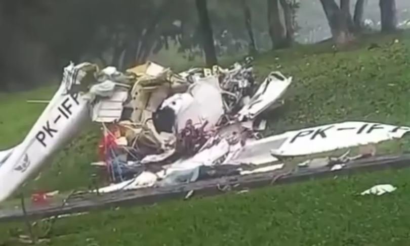 3 Orang Jadi Korban Pesawat Jatuh di BSD Tangerang
