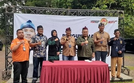 Lukmantias Kukuhkan Tim Pemenangan Pilkada Subang 2024