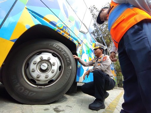 Ribuan Bus Dicek Kelaikan Jalan, Polisi dan BPTD Gelar Operasi Tiap Pekan