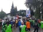 Ribuan Driver Ojol Unjuk Rasa di Gedung Sate, Desak Pemerintah dan Aplikator Naikkan Tarif dan Penuhi Janji Asuransi