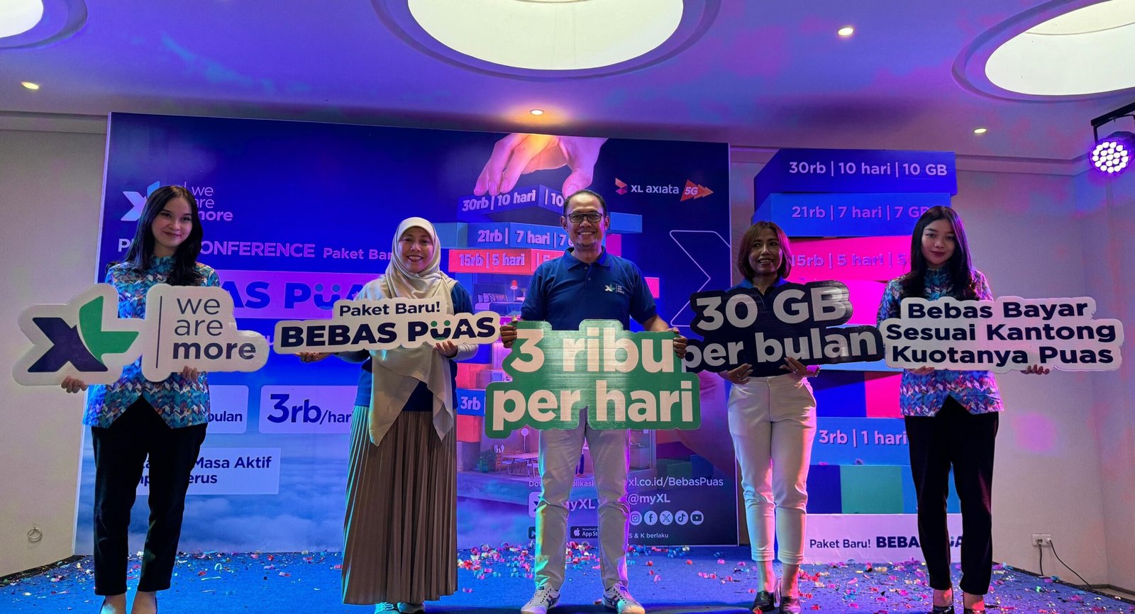 XL Axiata Luncurkan Paket Baru “Bebas Puas”, Bebas Pilih Paket Sesuai Isi Kantong dan Kebutuhan