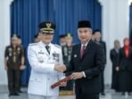 Pelantikan Wahyu Mijaya sebagai Pj. Bupati Cirebon, Pj. Gubernur Jabar, Bey Machmudin Titip Jaga Integritas dan Transparansi sebagai Kepala Daerah