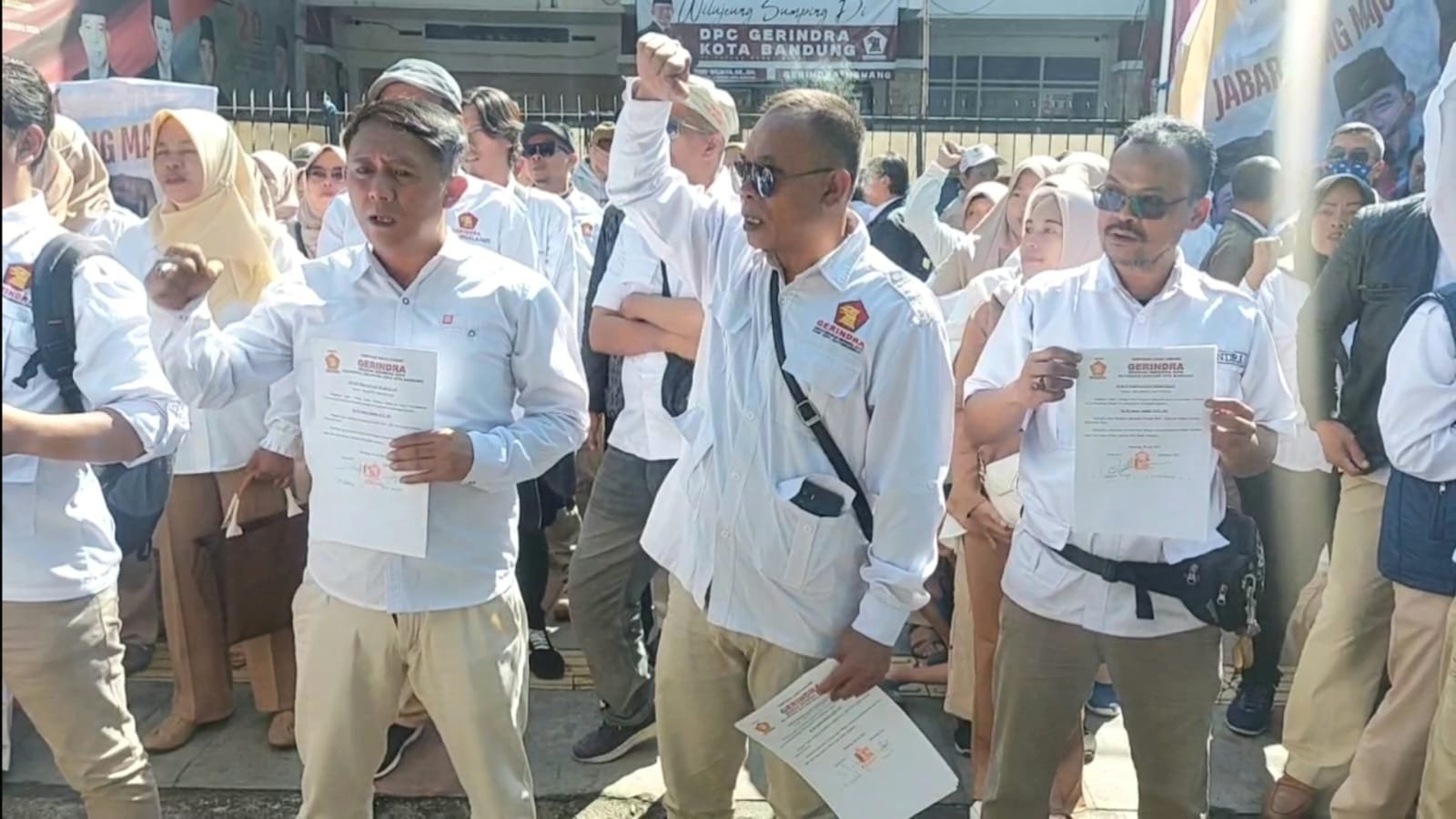 Puluhan PAC Partai Gerindra Deklarasi Dukung Sonny Salimi Maju Pilwalkot Bandung 2024