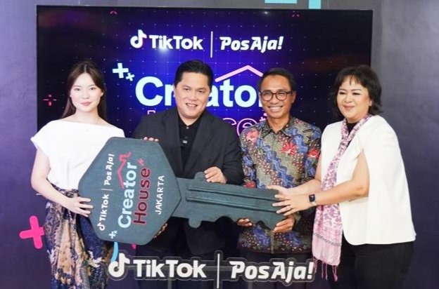 Berkolaborasi dengan Pos Indonesia, TikTok Luncurkan Rumah Kreatif untuk Kreator, UMKM dan Masyarakat Pertama di Indonesia