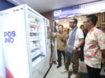 Perkuat Ekosistem UMKM di BUMN, Erick Thohir Resmikan Vending Machine Binaan PosIND