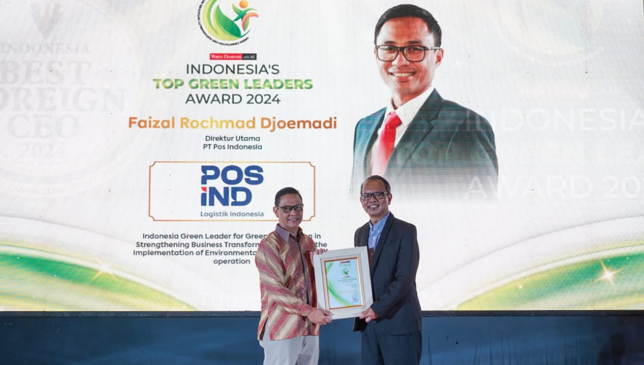 PosIND Raih Lima Penghargaan Bertajuk Green Leaders Award dan TJSL Award