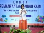 Peduli Lingkungan, TP PKK Jabar Gelar Lomba Pemanfaatan Limbah Kain Perca