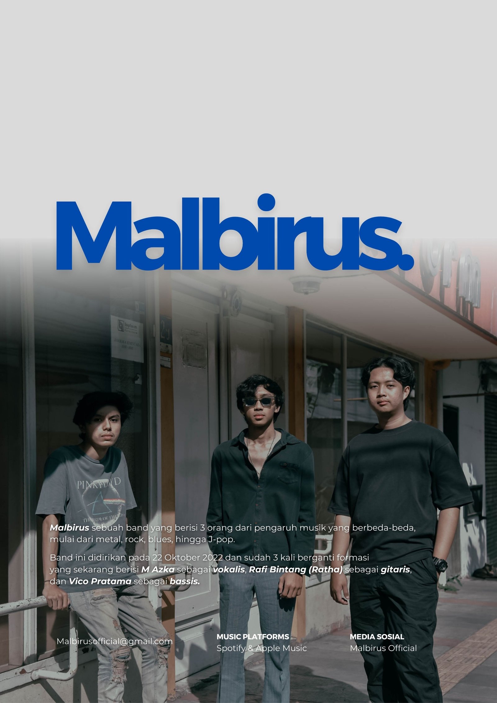 Lagu “Berlari Sendiri” Karya Malbirus Band Siap Ramaikan Industri Msuik Tanah Air