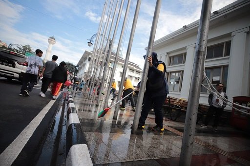 Gotong Royong Siapkan Asia Africa Festival 2024