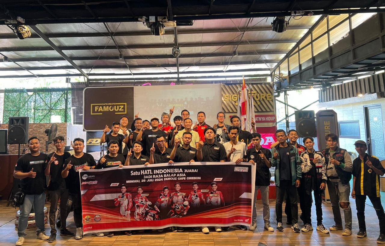 DAM Ajak Komunitas Honda Meriahkan ARRC Mandalika dengan Nonton Bareng di Cirebon