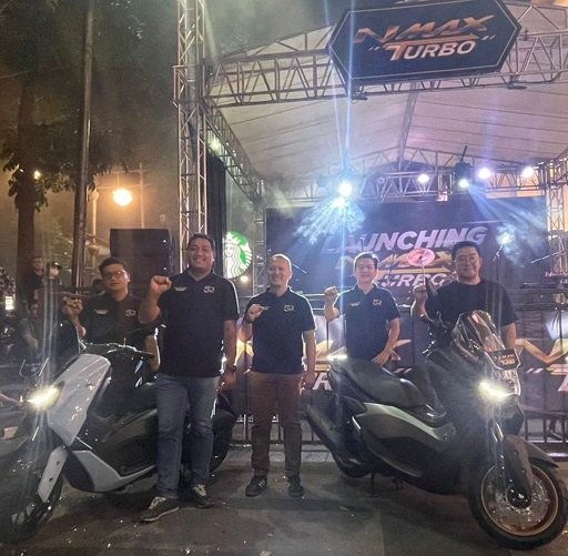 Meriahnya Launching NMAX “TURBO” di Pusat Kota Bandung