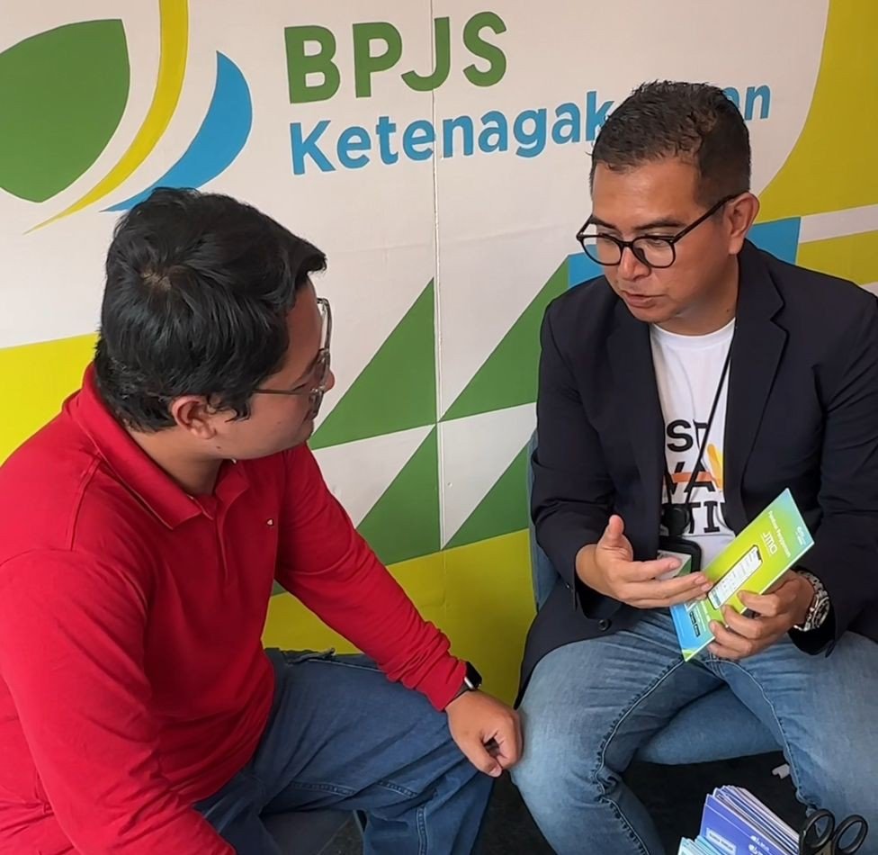 BPJS Ketenagakerjaan Aktivasi Booth di WJF 2024