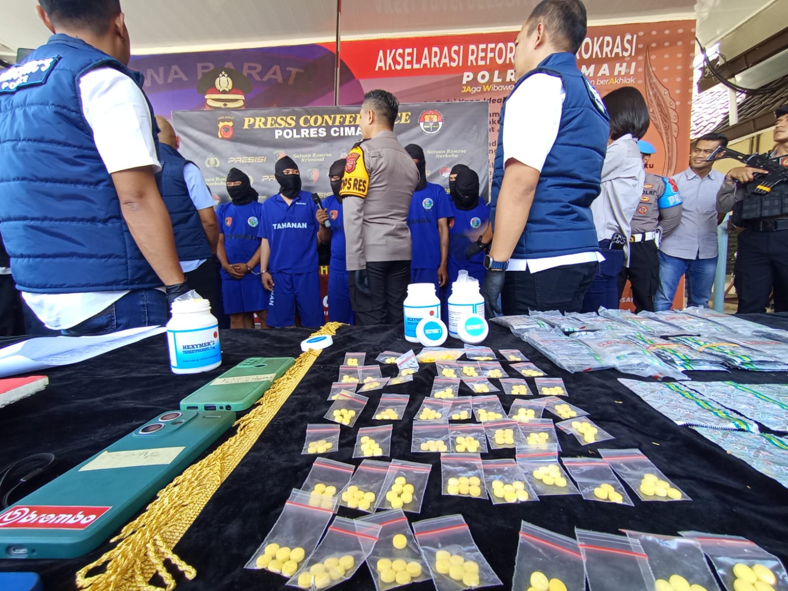 20 Bandar Narkoba di Cimahi, Modus Peredaran Para Pelaku dengan Sistem Tempel