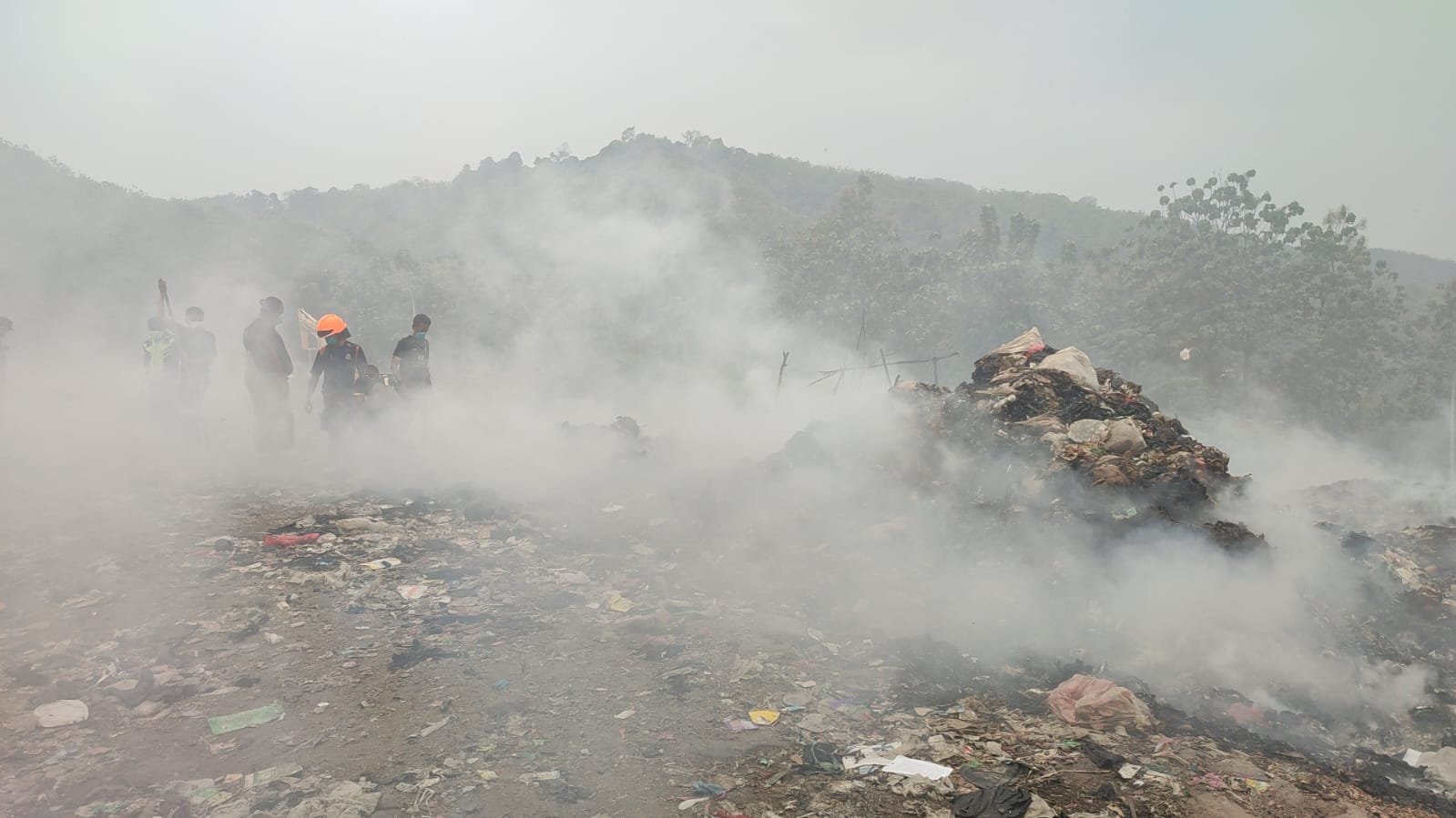 Lahan Kering di Kabupaten Bandung Terbakar, BPBD  Minta Warga Waspada