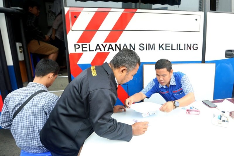 Jadwal Layanan SIM Keliling Bandung Hari ini di 2 Lokasi