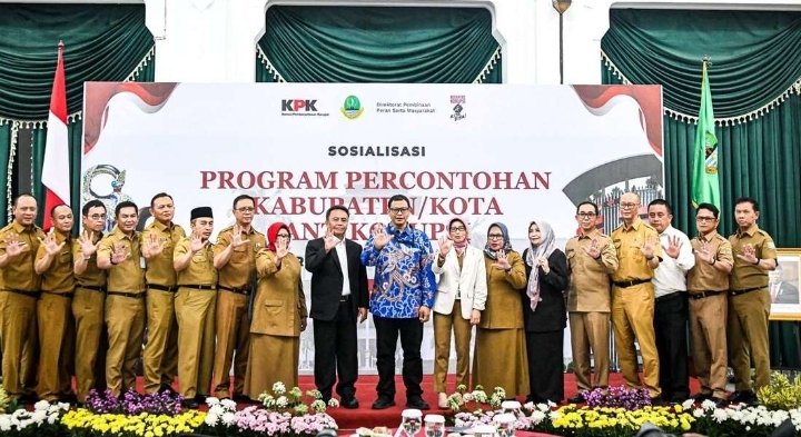 Kota Bandung Jadi Tuan Rumah Sosialisasi Program Antikorupsi KPK RI se-Kabupaten/Kota Jabar