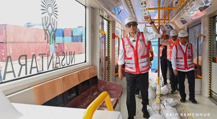 Kereta Trem Tanpa Rel Siap Beroperasi di IKN pada 5 Agustus 2024