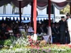 Penjabat Gubernur Jawa Barat Bey Machmudin Hadiri Pelantikan 1.079 Pamong Praja Muda IPDN oleh Wapres Ma’ruf Amin