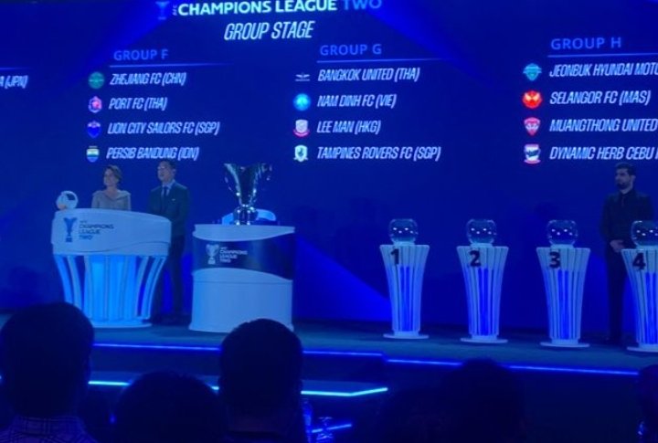 Persib Bandung Hadapi Zhejiang FC dari China, Port FC Thailand dan Lion City Sailor klub Singapura di Grup F AFC Champions League (ACL) Two 2024/2025