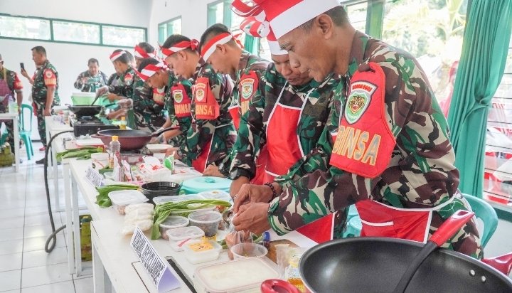 Meriahkan HUT RI ke 79, Kodim 0605/Subang Gelar Lomba Masak