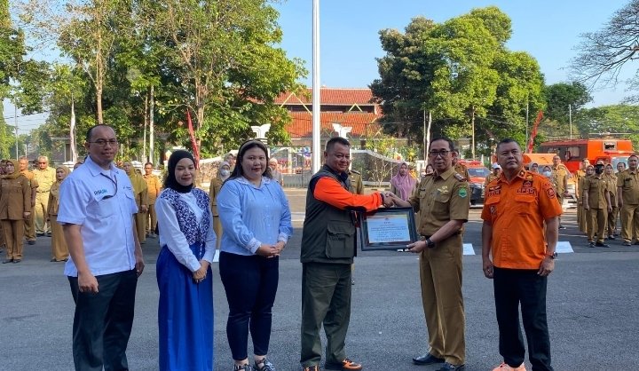 Dapat Bantuan Alat Bencana dari BNPB, Sekda Subang  Sebut untuk Siaga Bencana Hidrometereologi