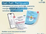 bank bjb Ingatkan Nasabah Waspadai Berbagai Modus Penipuan