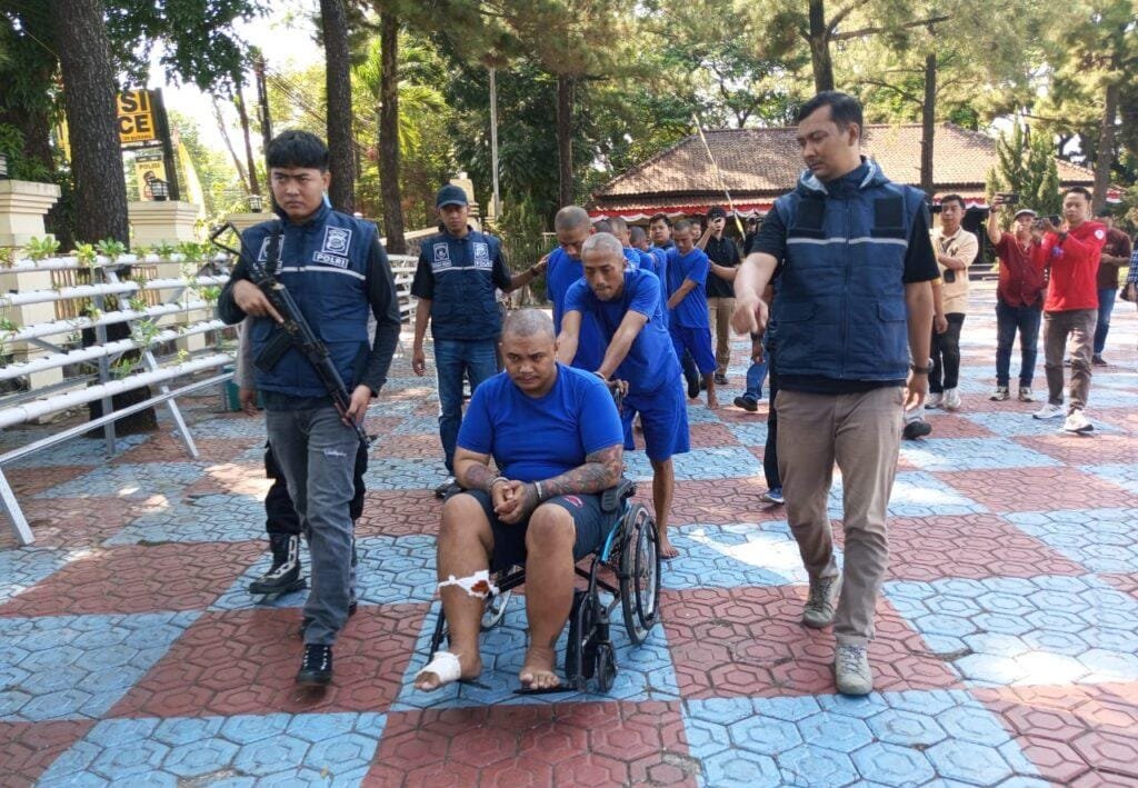 Satreskrim Polres Subang Tangkap Delapan Curanmor, Motor Hasil Curian Dijual di Medsos