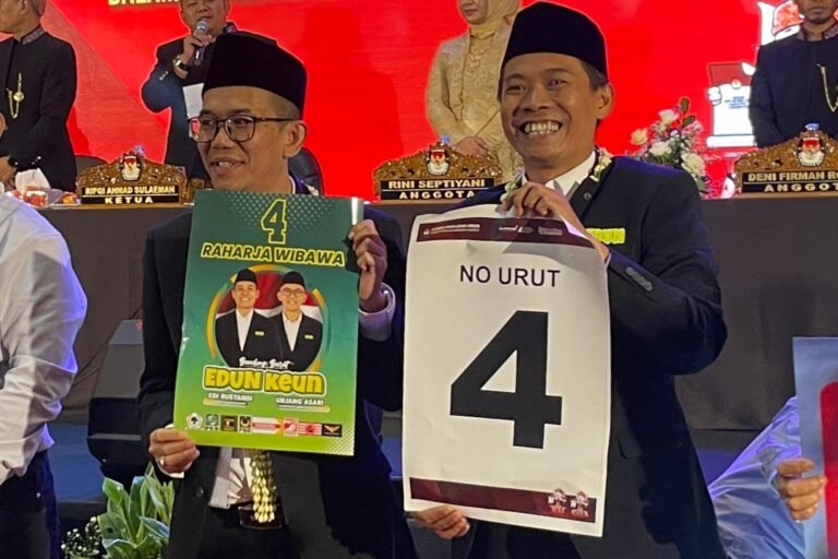 Raih Nomor Urut Empat, Pasangan EDUN Siap Sejahterakan Masyarakat Kabupaten Bandung Barat