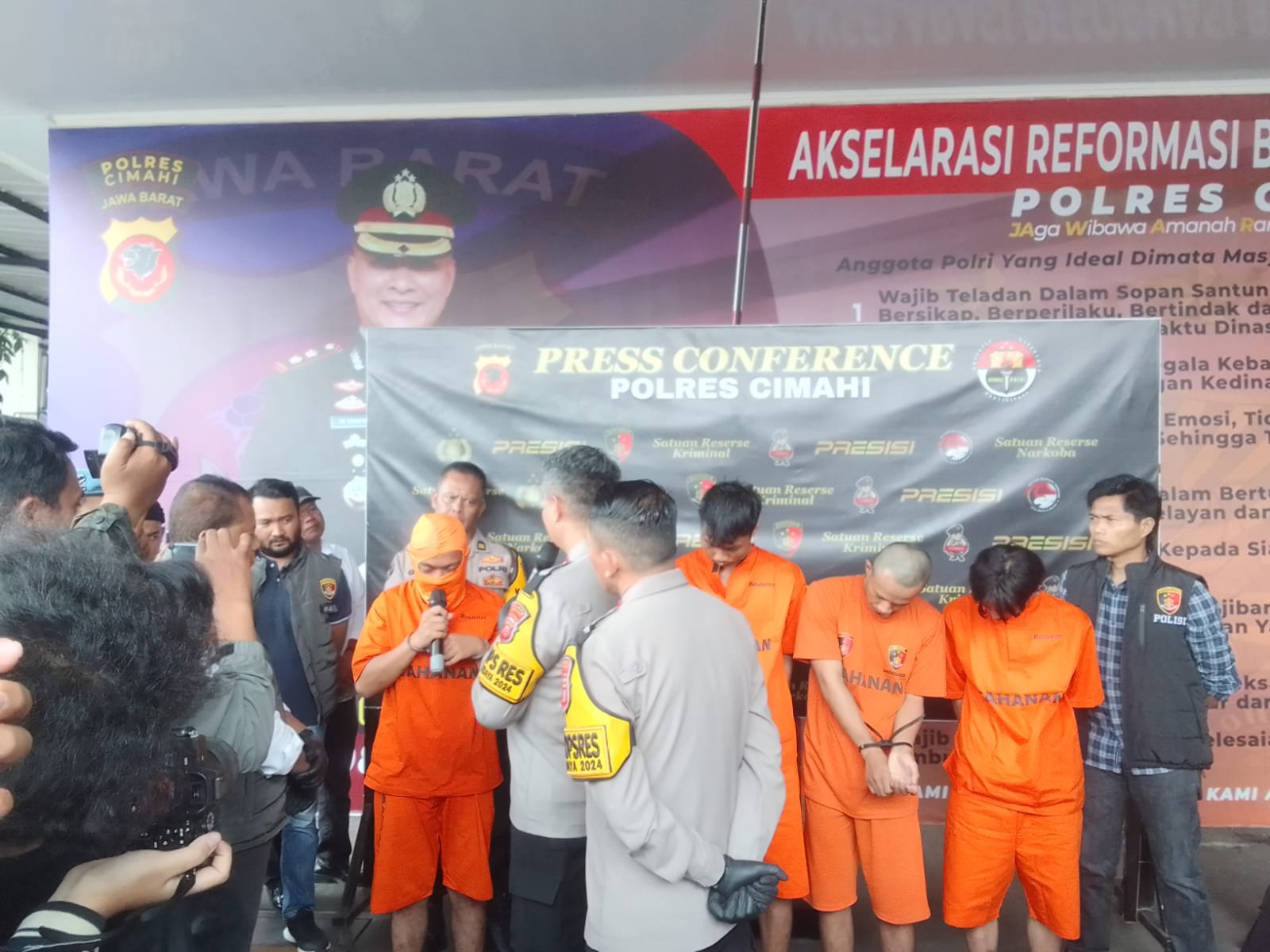 Lima Pelaku Begal di Bandung Barat Diringkus Polisi