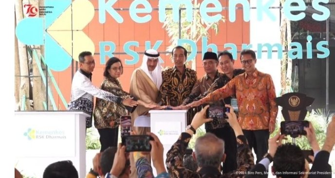 Presiden Jokowi Resmikan Fasilitas Baru RSK Dharmais, Gedung Layanan Kanker Ibu dan Anak