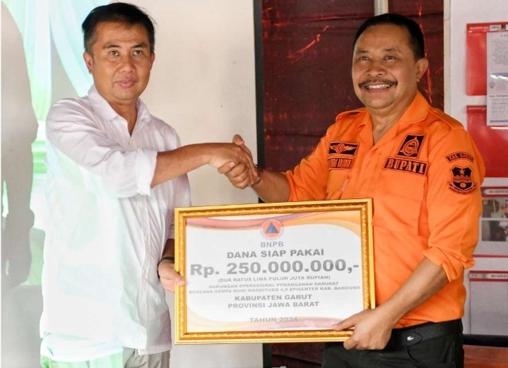 Gempa Garut dan  Kabupaten Bandung, Penjabat Gubernur Jabar Bey Machmudin Ingatkan Pelatihan Mitigasi Bencana Harus Makin Gencar