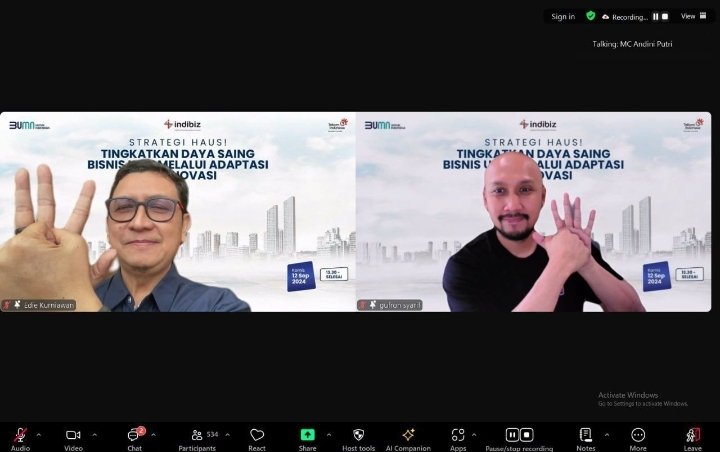 Telkom Indonesia Gelar Webinar "Tingkatkan Daya Saing Bisnis UMKM melalui Adaptasi & Inovasi"